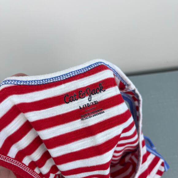 Cat & Jack Stars and Stripes Tank Top Large 10-12 - Picture 4 of 6